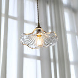 Vintage Flower Glass Pendant Ceiling Light