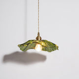 Vintage Flower Glass Pendant Ceiling Light