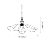 Vintage Flower Glass Pendant Ceiling Light