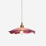 Vintage Flower Glass Pendant Ceiling Light