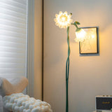 Elegant Flower Floor Lamp Decorative LED Standing Light for Living Room Bedroom