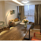 Modern Curved LED Arc Floor Lamp Minimalist Ambient Standing Light