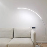 Modern Curved LED Arc Floor Lamp Minimalist Ambient Standing Light