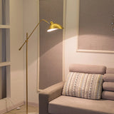 Modern Adjustable Arc Floor Lamp Metal LED Reading Light
