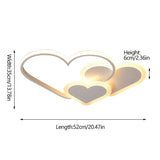 Kids Heart Shape LED Ceiling Light for Bedroom Decor