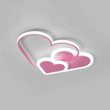 Kids Heart Shape LED Ceiling Light for Bedroom Decor