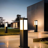 Modern LED Outdoor Bollard Pathway Light Waterproof Garden Landscape Lamp