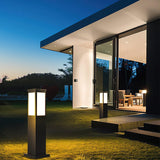 Modern LED Outdoor Bollard Pathway Light Waterproof Garden Landscape Lamp