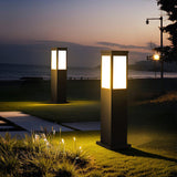 Modern LED Outdoor Bollard Pathway Light Waterproof Garden Landscape Lamp