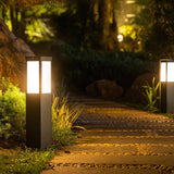Modern LED Outdoor Bollard Pathway Light Waterproof Garden Landscape Lamp