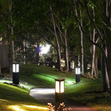 Modern LED Outdoor Bollard Pathway Light Waterproof Garden Landscape Lamp