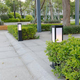Modern LED Outdoor Bollard Pathway Light Waterproof Garden Landscape Lamp