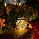 Solar Hanging Mason Jar Garden Lights