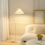 Modern Curved Floor Lamp Artistic LED Standing Light for Living Room