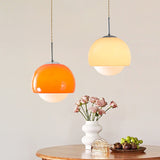 Modern Frosted Glass Globe Pendant Light