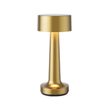Rechargeable Cordless Metal LED Table Lamp for Elegant Ambient Lighting