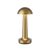 Rechargeable Cordless Metal LED Table Lamp for Elegant Ambient Lighting