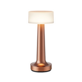 Rechargeable Cordless Metal LED Table Lamp for Elegant Ambient Lighting