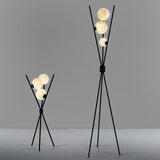 Modern Tripod Floor Lamp Artistic LED Globe Standing Light