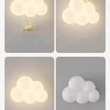 Cloud Shape LED Wall Lamp Modern Kids Room Decorative Light