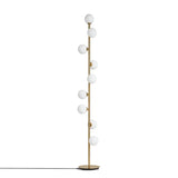 Modern LED Globe Floor Lamp Minimalist Standing Light for Living Room