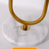 Modern LED Floor Lamp with Built In Side Table Minimalist Standing Light