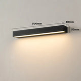 Waterproof LED Outdoor Wall Light Modern Linear Facade Lamp