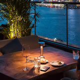 Rechargeable Cordless Metal LED Table Lamp for Elegant Ambient Lighting