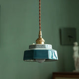 Vintage Ceramic Pendant Ceiling Light