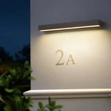Waterproof LED Outdoor Wall Light Modern Linear Facade Lamp