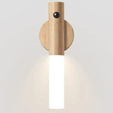 Modern Wooden LED Wall Sconce Minimalist Decorative Wall Light