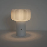 Modern Pleated LED Table Lamp for Cozy Ambient Lighting