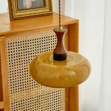 Amber Glass Retro Pendant Ceiling Light