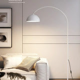 Modern Gold Arc Floor Lamp Adjustable LED Reading Light