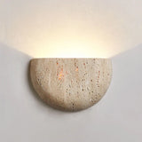 Travertine Stone Wall Sconce Modern Minimalist Ambient Wall Light