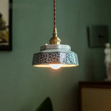 Vintage Ceramic Pendant Ceiling Light
