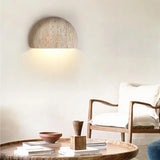 Travertine Stone Wall Sconce Modern Minimalist Ambient Wall Light
