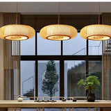 Handwoven Rattan Pendant Ceiling Light