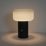 Modern Pleated LED Table Lamp for Cozy Ambient Lighting