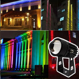 RGB LED Outdoor Spotlight Waterproof Color Changing Landscape Light