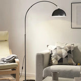 Modern Gold Arc Floor Lamp Adjustable LED Reading Light