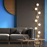 Modern LED Globe Floor Lamp Minimalist Standing Light for Living Room
