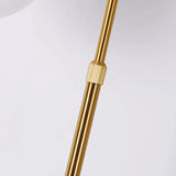 Modern LED Floor Lamp with Built In Side Table Minimalist Standing Light