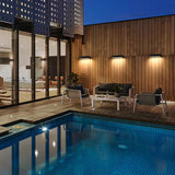 Waterproof LED Outdoor Wall Light Modern Linear Facade Lamp