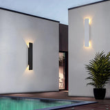 Modern Outdoor LED Wall Light Waterproof Vertical Facade Lamp