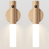 Modern Wooden LED Wall Sconce Minimalist Decorative Wall Light