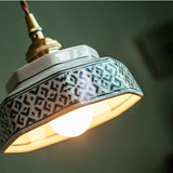 Vintage Ceramic Pendant Ceiling Light