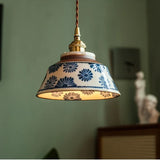 Vintage Ceramic Pendant Ceiling Light