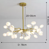 Modern Branch LED Chandelier for Elegant Statement Lighting