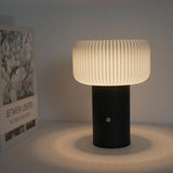 Modern Pleated LED Table Lamp for Cozy Ambient Lighting